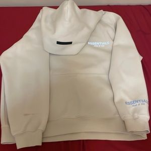 Fear of God Essentials SSENSE Exclusive Pullover Hoodie Linen